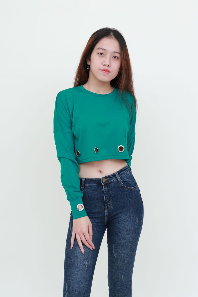 Z_16 | Crop Top with long sleeves