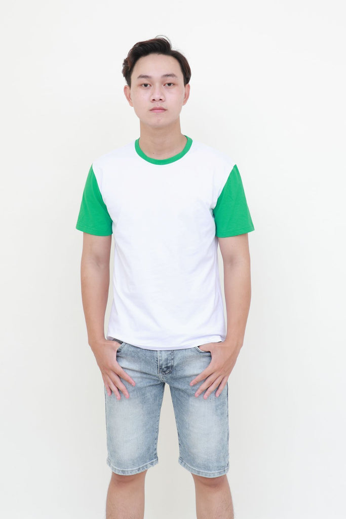 W_3 | T-Shirt Slim with color sleeves