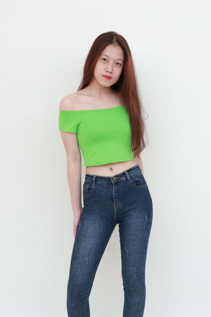 Z_26 | Crop Top with short sleeves