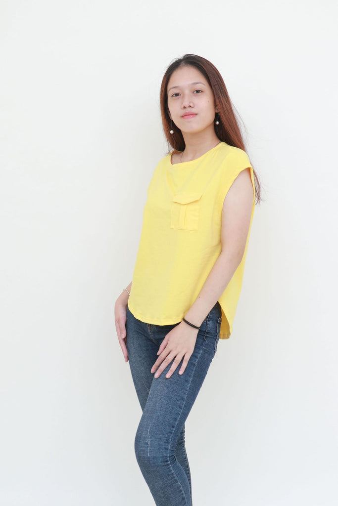 Z_32 | T-Shirt with pocket and round bottom